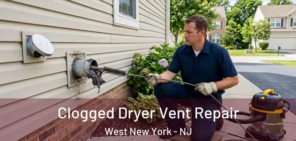  Clogged Dryer Vent Repair West New York - NJ