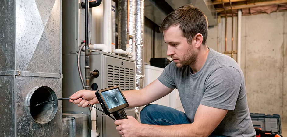 Air Duct Camera Inspection in West New York, NJ