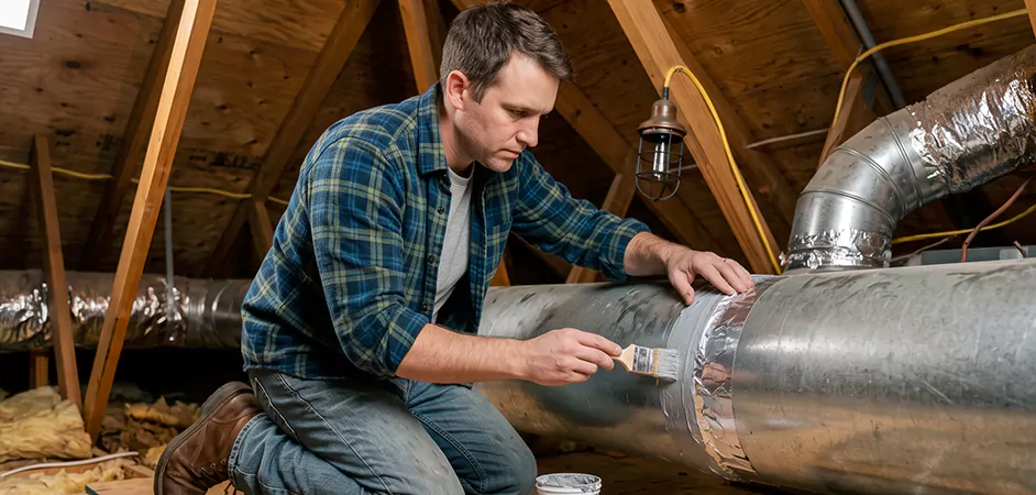 Air Duct Leak Repair in West New York, NJ