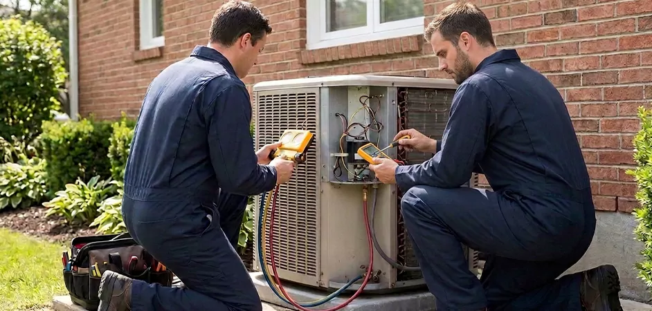 Heat Pump Inspection in West New York